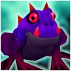 Dark Horned Frog